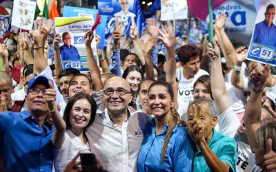 Jorge Bolívar en el momento más crucial de su campaña