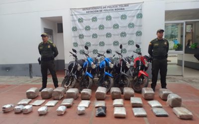 100 kilos de marihuana, paseando por Rovira Tolima