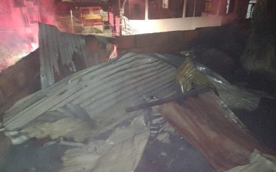 Bomberos atendió incendio en el barrio Galán