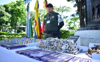 29 kilos de pólvora incautados en la noche de las velitas
