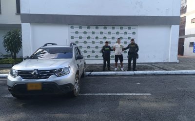 Una persona capturada y la recuperación de un vehículo