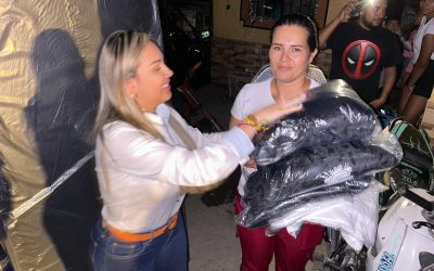 Ayuda a familias afectadas por incendio en Los Túneles
