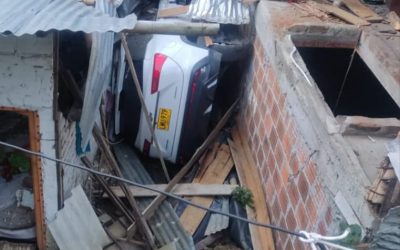 Borracho estrelló una vivienda y casi mata tres personas en Ibagué