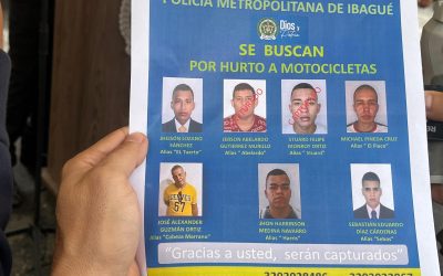 Estos son los más buscados por robos de motos en Ibagué