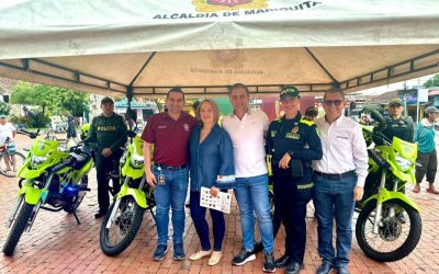 Policia de Mariquita recibió cuatro motocicletas