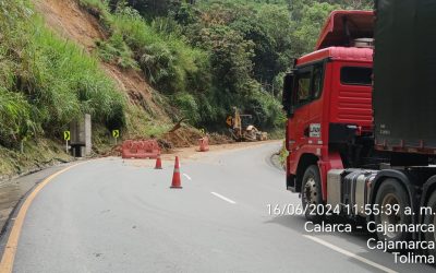 El Tolima retoma la normalidad en sus vías