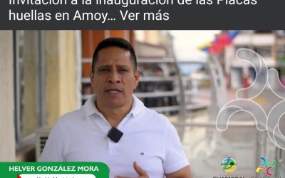Alcalde de Chaparral inauguró vía de su antecesor