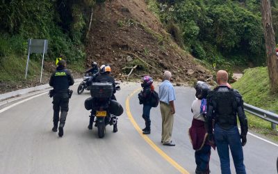 Atención viajeros: Derrumbe en vía Ibagué – El Líbano