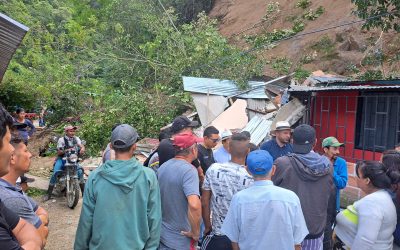 Se atendieron graves emergencias por lluvias en el Cural
