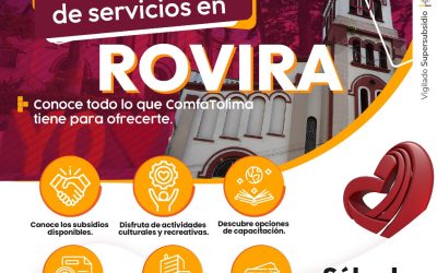 ¡La Feria de Servicios de ComfaTolima llega a Rovira!
