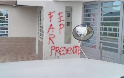 Investigan grafitis y panfletos en municipios del Tolima