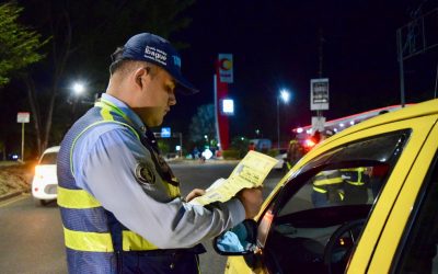 Más de 120 conductores fueron sancionados este fin de semana