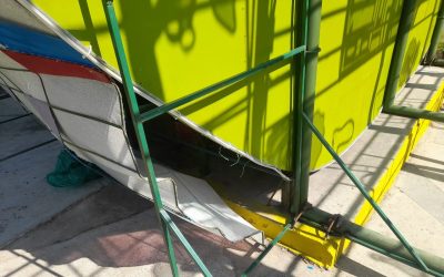 Vandalizaron y robaron instalación del alumbrado navideño