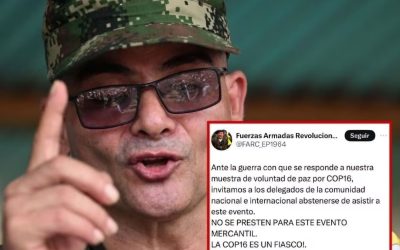 Disidencias amenazan desarrollo de la COP16 en Cali