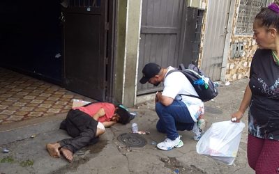 Fue atendido habitante de calle que fue atropellado