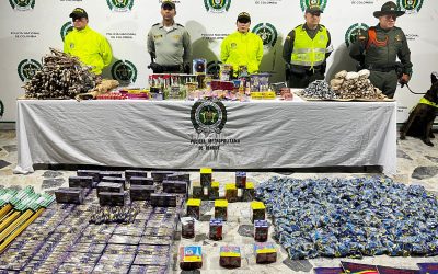 Millonaria incautación de pólvora en Ibagué