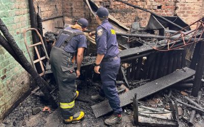 Incendio en bodega contigua a la Plaza de La 21 de Ibagué