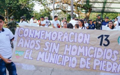 Piedras Tolima, vivir sin homicidios es posible