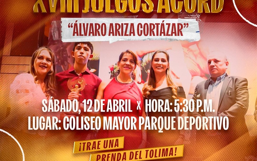 Gobernadora en la inauguración de los Juegos de periodistas deportivos Acord