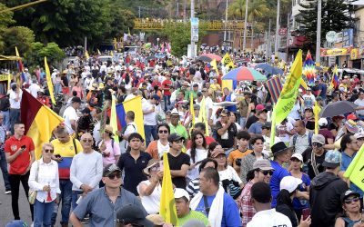 Más de 3.000 personas marcharon pacíficamente en Ibagué por el Día del Trabajo