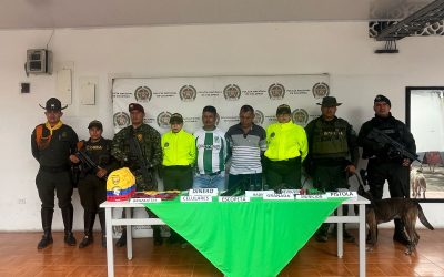 Capturan a dos presuntos integrantes de la RAER del Frente Ismael Ruiz en Rioblanco, Tolima