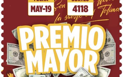 Estos son resultados Lotería del Tolima de este lunes 19 de mayo