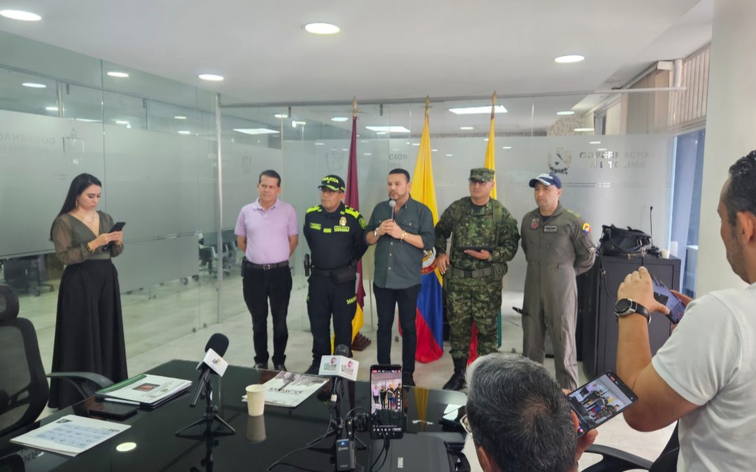 Capturas en el Tolima dan parte de tranquilidad en eventos a realizar