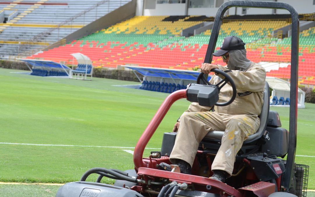 Listo el gramado del Murillo Toro  para los cuadrangulares