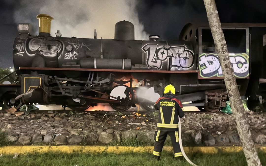 Le prendieron candela a la locomotora de la calle 19