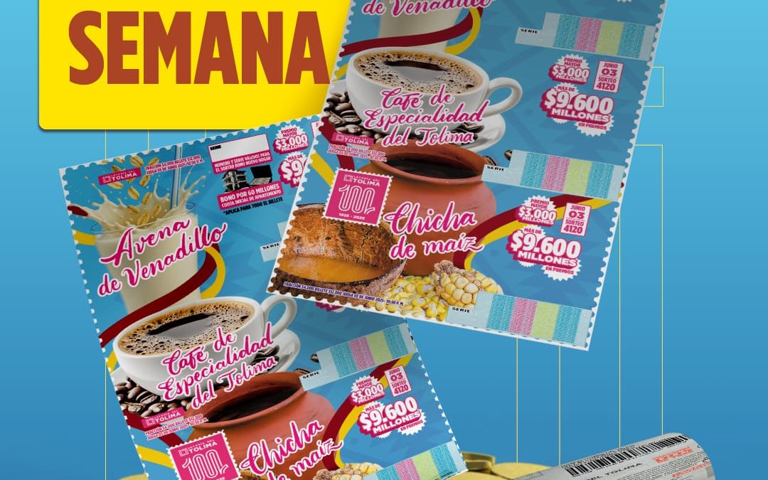 Hoy martes juega la Lotería del Tolima