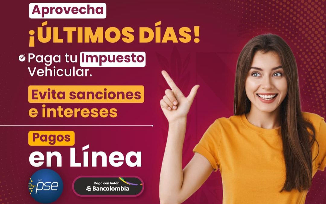 Últimos días para pagar el impuesto vehicular sin sanciones