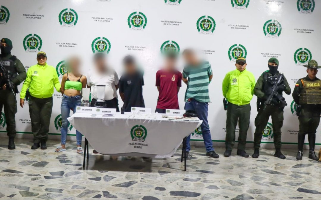 Cae la banda ‘Cuatro Vientos’ en Ibagué