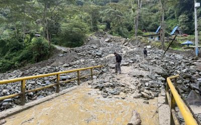 Balance de emergencia por fuertes lluvias en el Cañón del Combeima