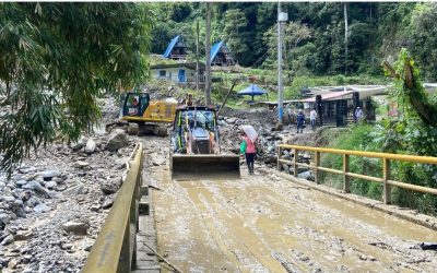 Continúan con la atención en la emergencia en el Cañón del Combeima