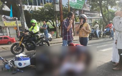 Accidente en la carrera 5ª de Ibagué deja a una menor herida