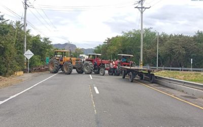 Quinto día de paro arrocero paraliza ejes viales del Tolima y eleva presión sobre el Gobierno
