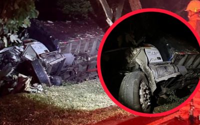Camión se accidenta en la vía Lérida–Venadillo y deja un conductor herido