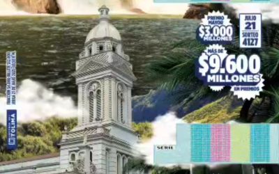 Hoy lunes juega la Lotería del Tolima