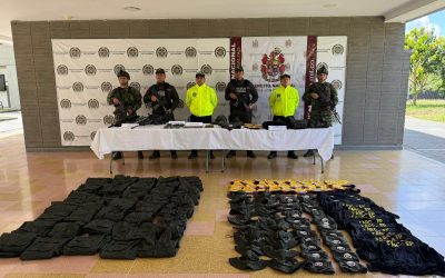 Incautan arsenal de las FARC-EP en zona rural de Ibagué