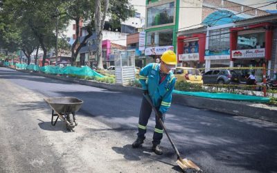Contratistas de la carrera Quinta, adelantan obras sin contratiempos