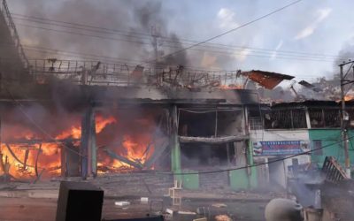 Ruinas de la calle 19 en Ibagué, tomadas por habitantes de calle