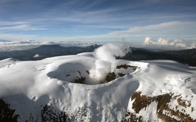 Nevado del Ruiz con mayor actividad sísmica y ceniza en septiembre