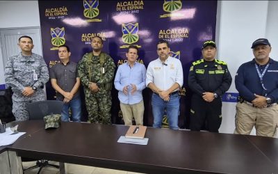 Refuerzan seguridad en El Espinal con tecnología y más patrullajes