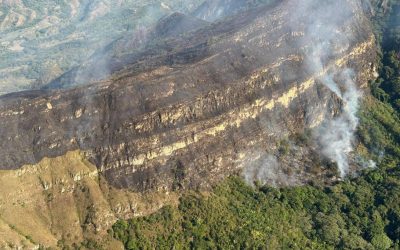 Lluvias apagan incendio forestal en Suárez, Tolima