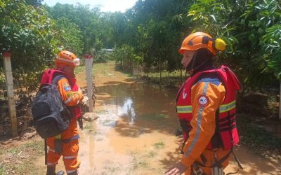 Emergencia por lluvias deja inundaciones en zona rural de Melgar