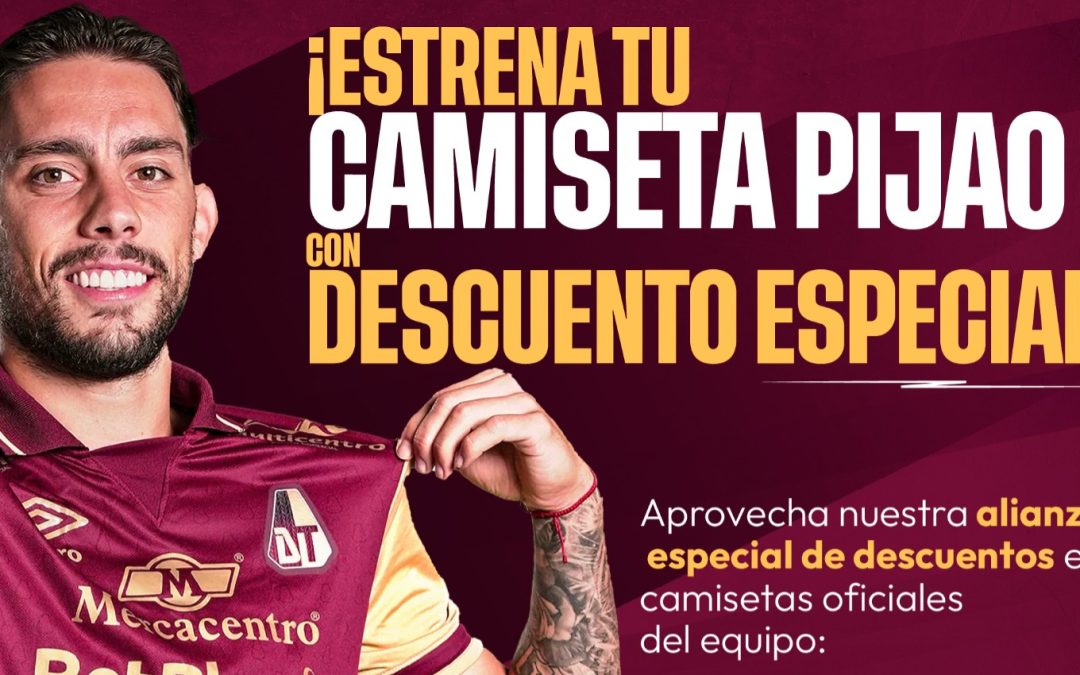¡Ponte la camiseta con orgullo pijao!