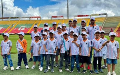 Tapa Roja Solidario, el proyecto que acerca al deporte a niños de zonas rurales del Tolima