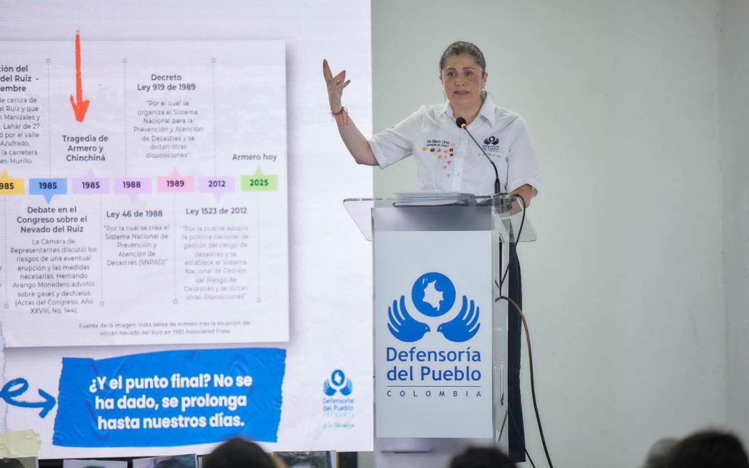 Defensoría alerta: víctimas de Armero siguen sin reparación tras 40 años