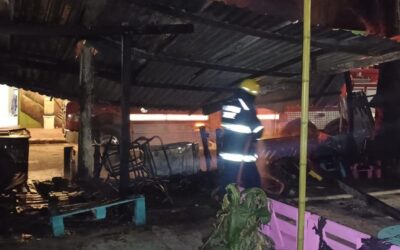 Incendio Devora Cuatro Comercios en San Bernardo