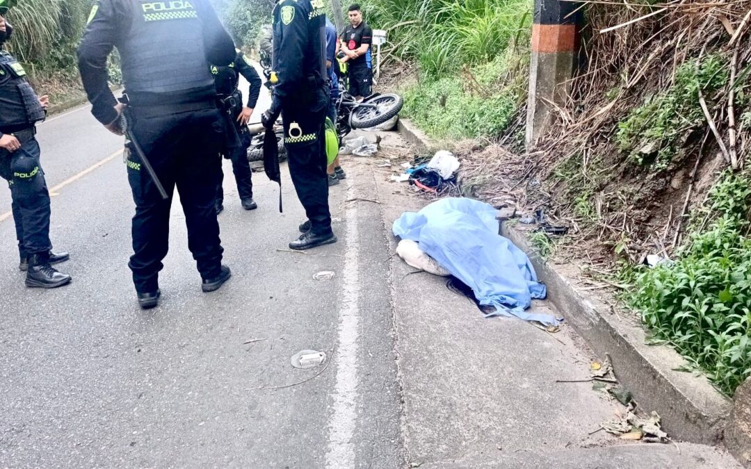 Accidente de motocicleta cobra dos vidas en zona rural de Ibagué